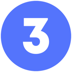 Number three icon Number three icon