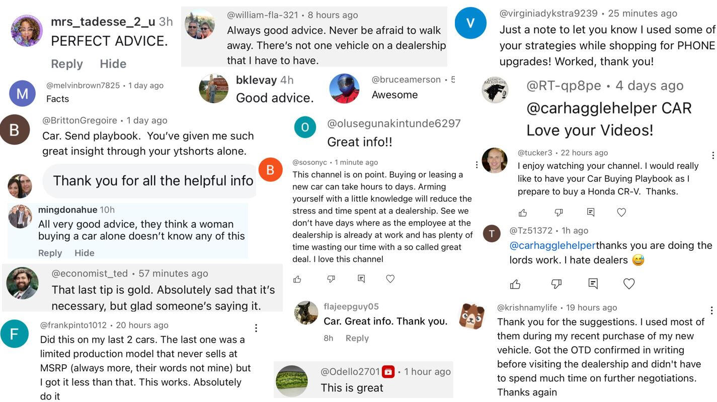 Car haggle helper testimonials Car haggle helper testimonials